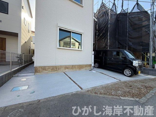 茅ヶ崎市今宿　新築戸建　全２棟の駐車場|駐車スペース
