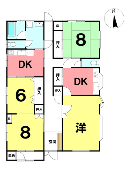 【間取り】 | 高知市新本町２丁目