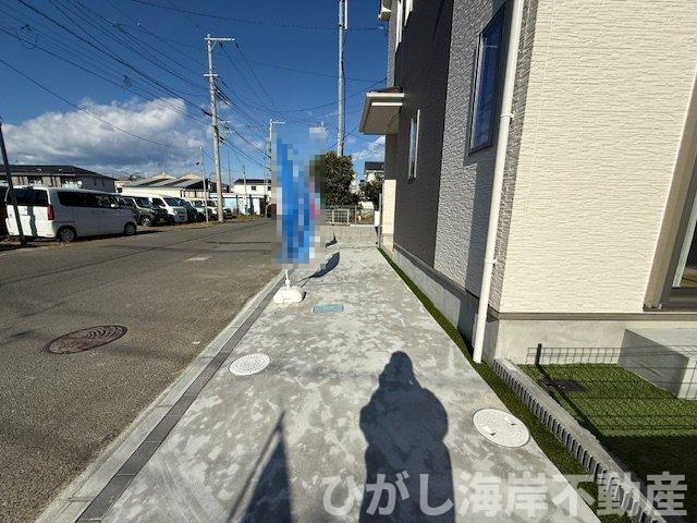 茅ヶ崎市柳島１丁目　新築戸建　全３棟の駐車場|駐車スペース