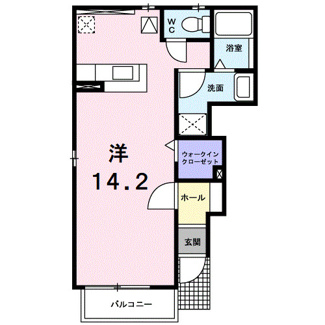 【間取り】 | サン　リット　Ａ