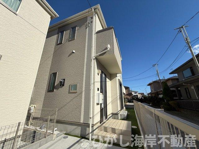 茅ヶ崎市柳島１丁目　新築戸建　全３棟の外観|現地外観