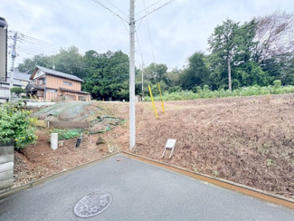 【外観】 | 坂戸市西坂戸　建築条件なし売地　東武越生線『川角駅』バス5分　【城山小学区】