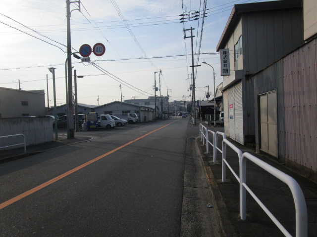 守口市南寺方東通２丁目の工場の周辺