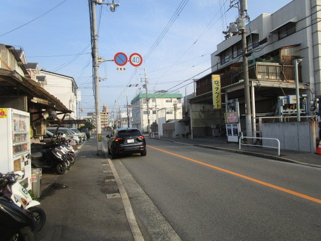 守口市南寺方東通２丁目の工場の周辺