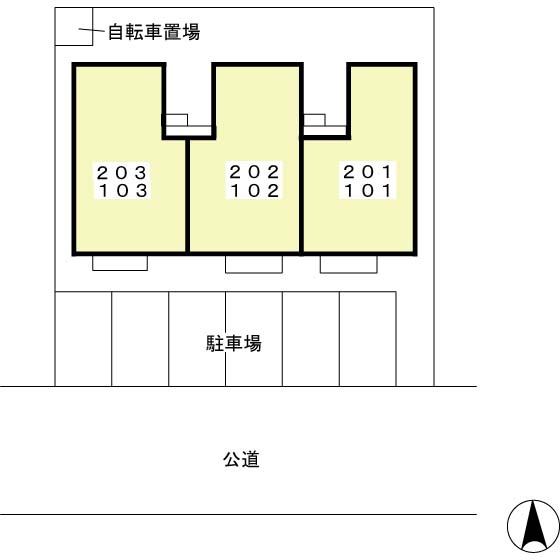 ＴＹＰＨＯＯＮの区画図