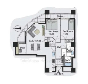 【間取り】 | 西戸山タワーホウムズ セントラルタワー