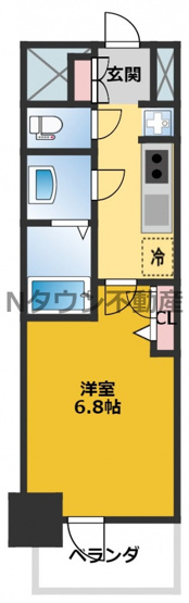 【間取り】 | プレサンス名古屋幅下ファビュラス | 間取りです。