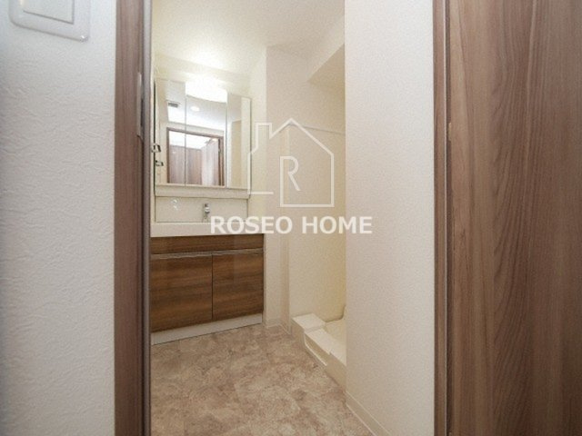 ラドゥセール谷町の洗面所