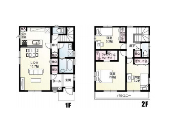 白岡市小久喜　新築一戸建て　（2区画）　01