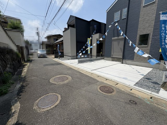 【その他】 | 福岡市城南区梅林3丁目2期　2号棟（全2棟）【仲介手数料無料・0円】 | 現地写真。前面道路です。