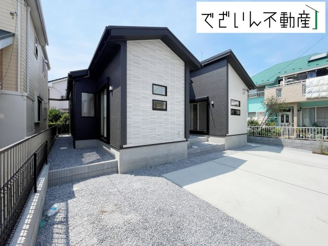 【外観】 | blooming garden久喜市吉羽3丁目　【平屋】新築住宅 | 現地(2025年6月撮影)