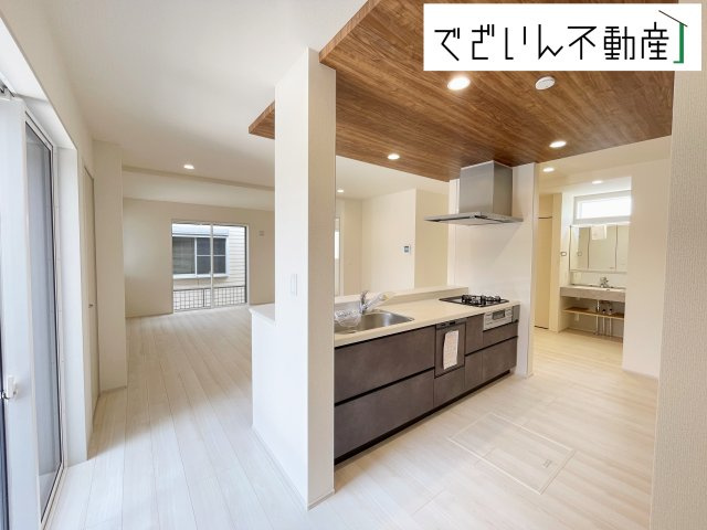 【キッチン】 | blooming garden久喜市吉羽3丁目　【平屋】新築住宅 | 現地(2025年6月撮影)