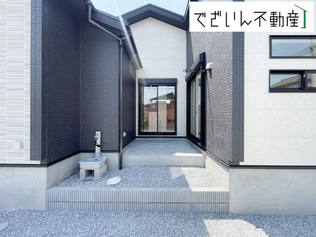 【外観】 | blooming garden久喜市吉羽3丁目　【平屋】新築住宅 | 現地(2025年6月撮影)