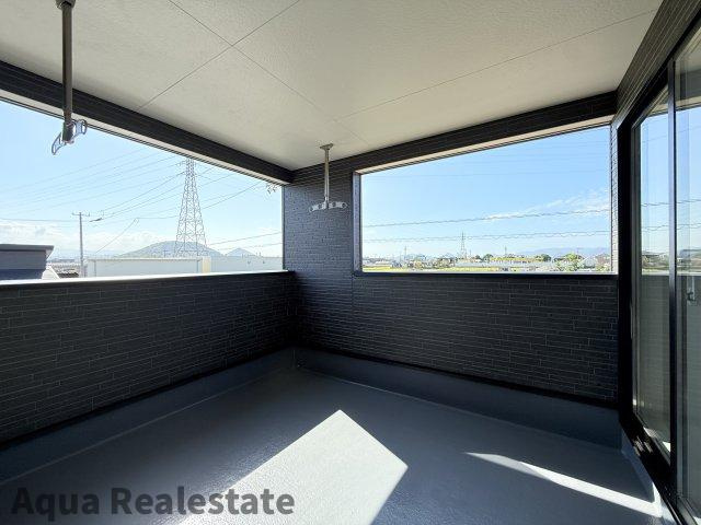 クレイドルガーデン高松市下田井町第三のバルコニー|落ち着いた時間を過ごせるバルコニーです