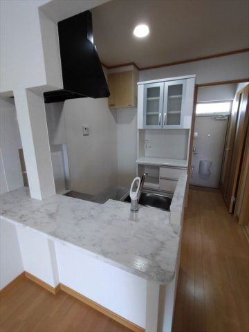 コーポ内野のキッチン|人気のカウンターキッチン