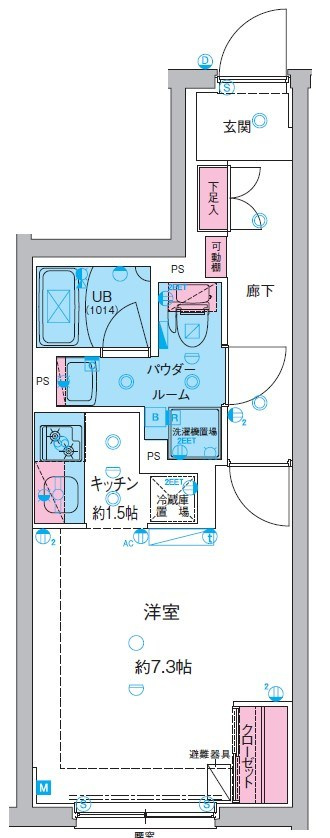 豊島区西池袋３丁目の賃貸マンションの間取り