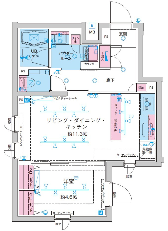 GENOVIA新大塚の間取り