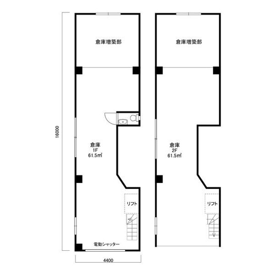 【間取り】 | クレスト25　平野馬場国道25号線ロードサイド路面テナント
