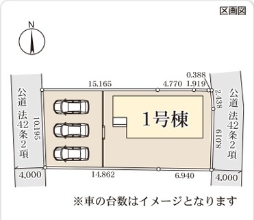 Livele Garden　小川町小川第7の区画図