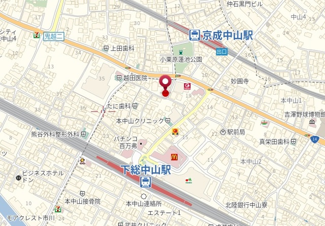 Ｐｌａｉｓｉｒ本中山　プレジールモトナカヤマの地図|★案内図★