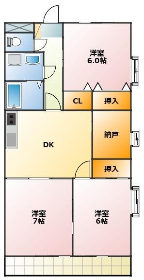 ベネッセレ豊橋西の間取り