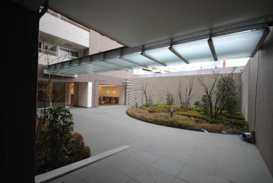 板橋区氷川町の賃貸マンションのロビー