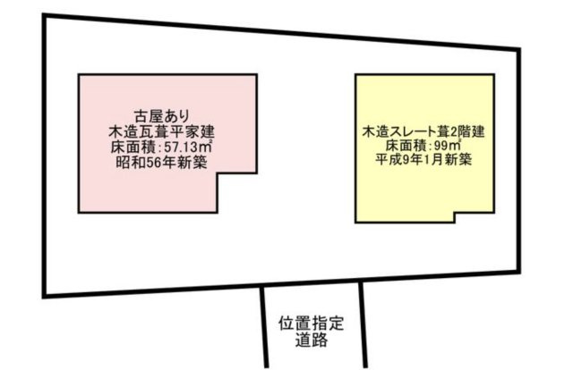 【区画図】 | 熊谷市拾六間　中古戸建