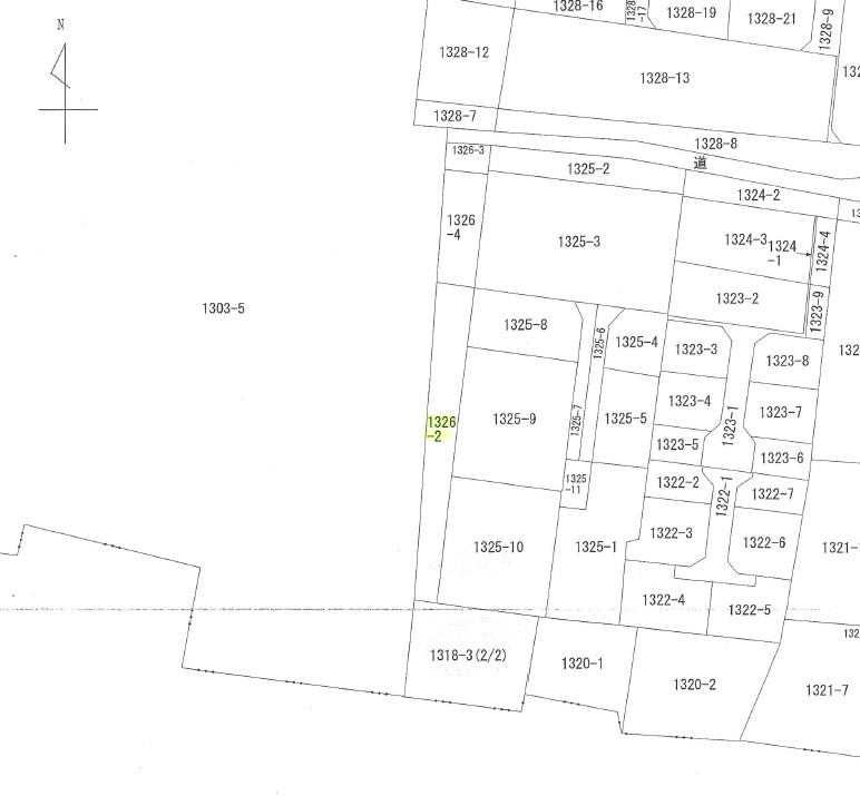 宇都宮市上横田町　土地の土地図