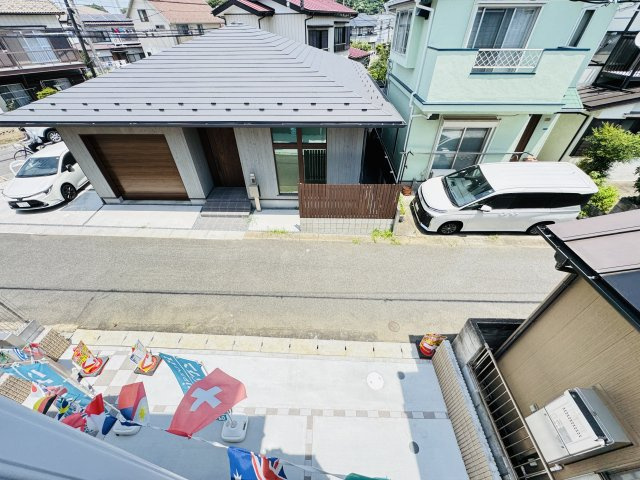 柏市しいの木台４丁目新築戸建【高柳西小学校：6分】の展望|バルコニーより道路側眺望