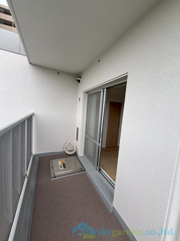 本厚木リバーサイドマンション参番館のバルコニー