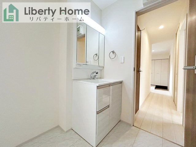 水戸市内原町第11　新築戸建の独立洗面台