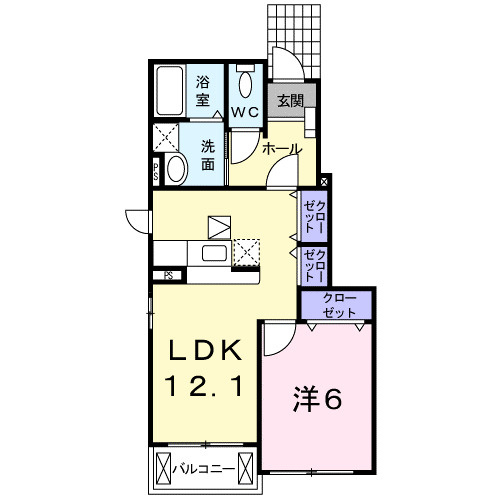 フォーゲルＢの間取り