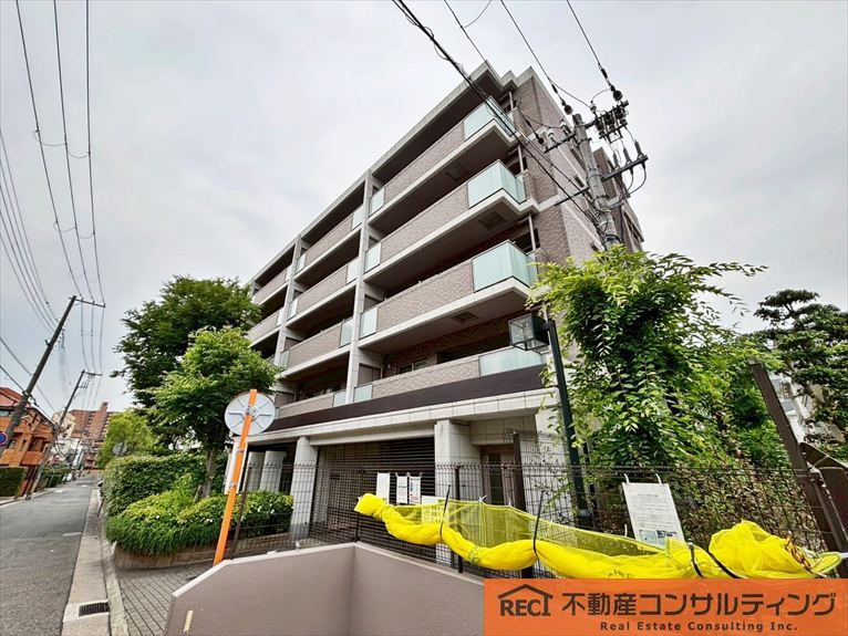 アルス芦屋川の外観|南向きで陽当たり良好