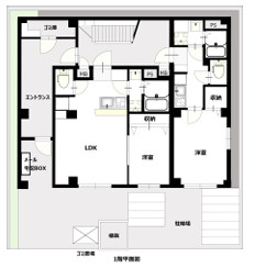 ｂ＇ＣＡＳＡ　Ｍｕｋｙｏｋｕ　押上の間取り