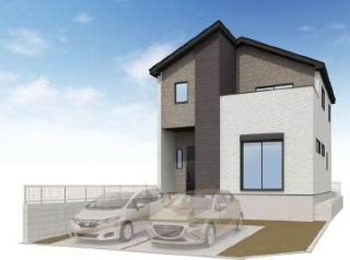 【外観パース】 | LIGARE熊本市北区鶴羽田1期　3号棟 | ☆外観パース☆