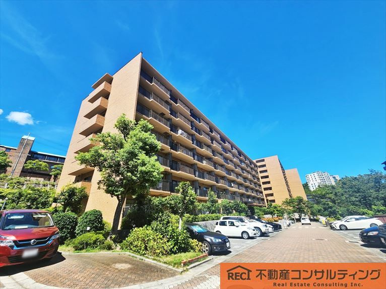 六甲グランドヒルズ壱号館の外観|ペットと暮らせるマンション