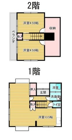 西城南戸建の間取り