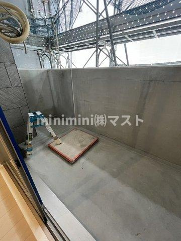 スプランディッド上本町WESTのバルコニー