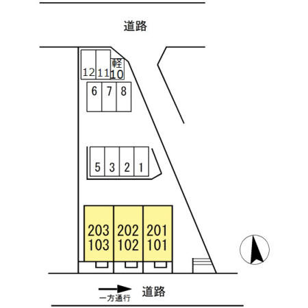 ルミエール曙の区画図