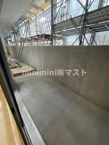 スプランディッド上本町WESTのバルコニー