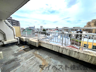 【バルコニー】 | サンビューハイツ清瀬　最上階3DK！