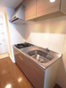 リブリ・貝塚のキッチン|コンパクトなキッチンで掃除もラクラク
