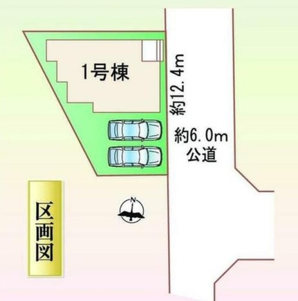 ハートフルタウン蟹江町今西　全1棟　新築戸建の区画図