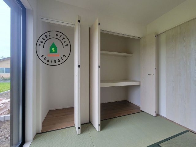 熊本市南区富合町大町第3-2棟（1号棟）　の収納|収納には困りません。
