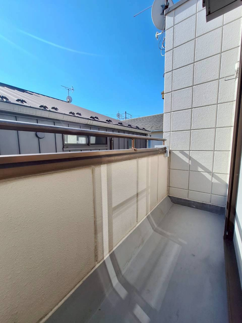 ヘーベルハウス大津邸のバルコニー