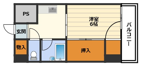 FM Nakazaki Ⅰ（旧Collection中崎Ⅰ）の間取り