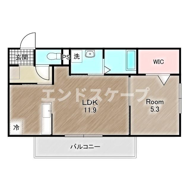 フェリーチェ　MAEBASHIの間取り|高崎、前橋のお部屋探しはエンドスケープまで！お客様の理想お聞かせ下さい♪
