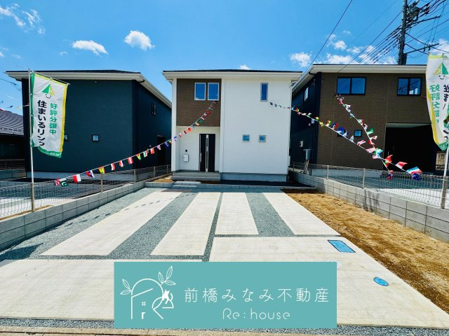 吉岡町下野田8期　２号棟(全３棟)　アーバンスタイル　新築建売分譲の外観|きれいな外観です