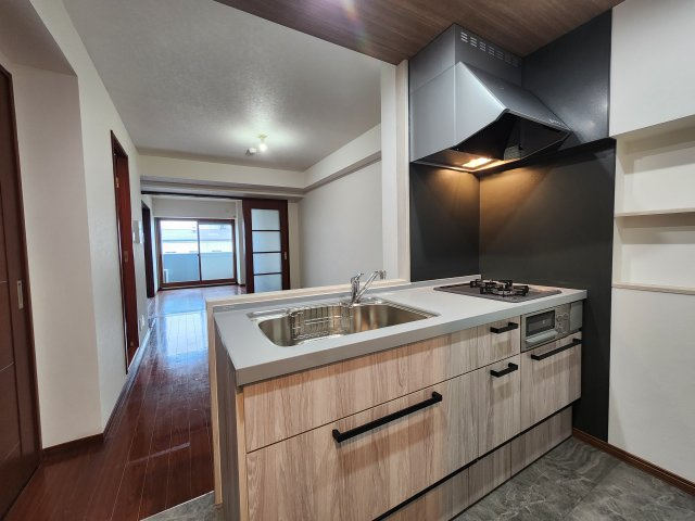 エグゼK&KⅡのキッチン|2口ガスコンロのシステムキッチン