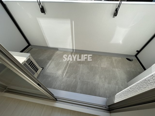 スプランディッド上本町WESTのバルコニー